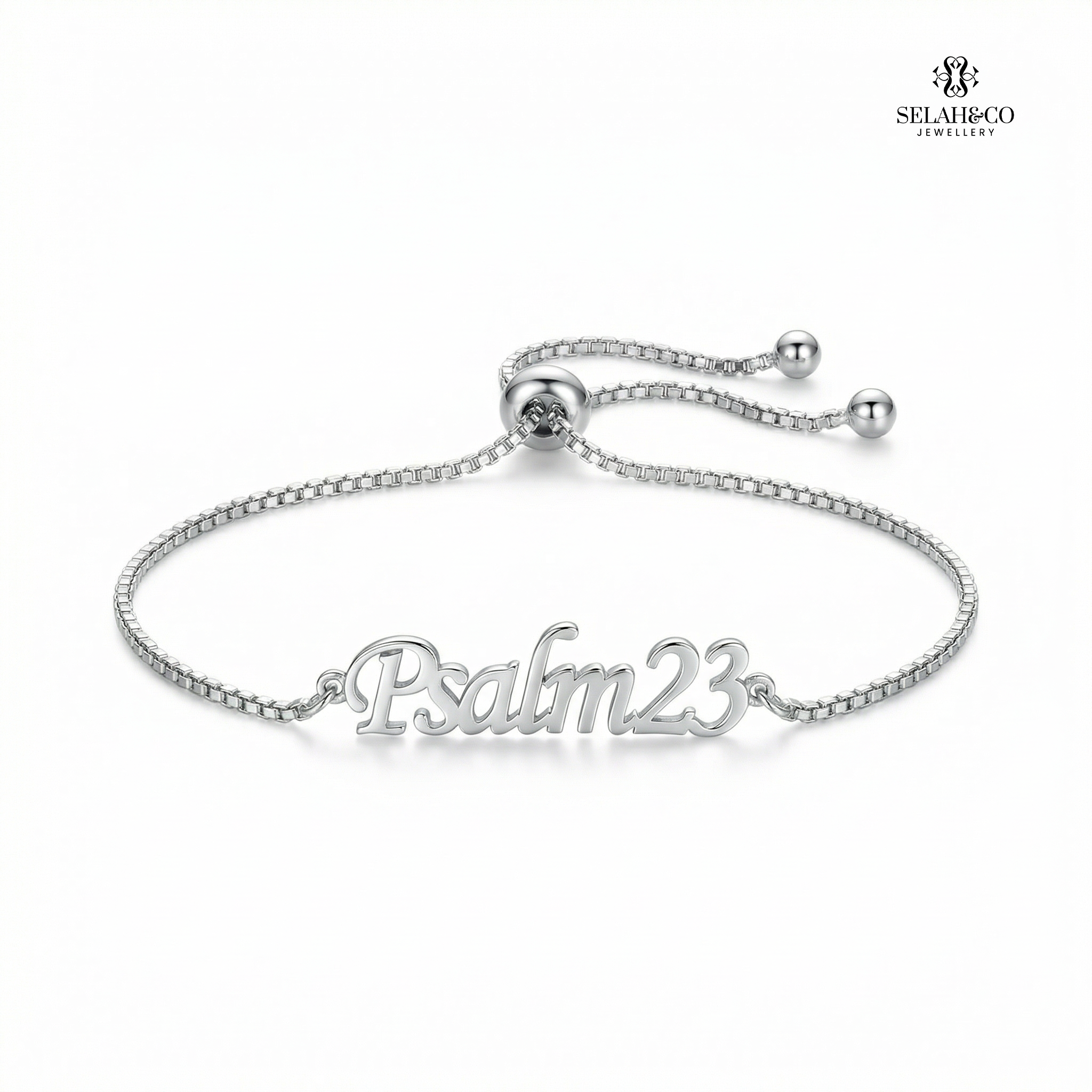 Personalised Scripture Bracelet - Psalm 23