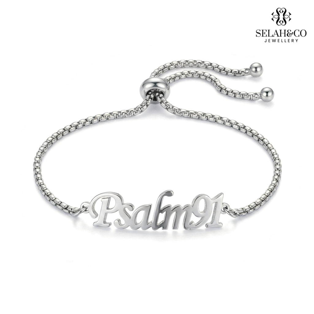 Personalised Scripture Bracelet - 
Psalm 91