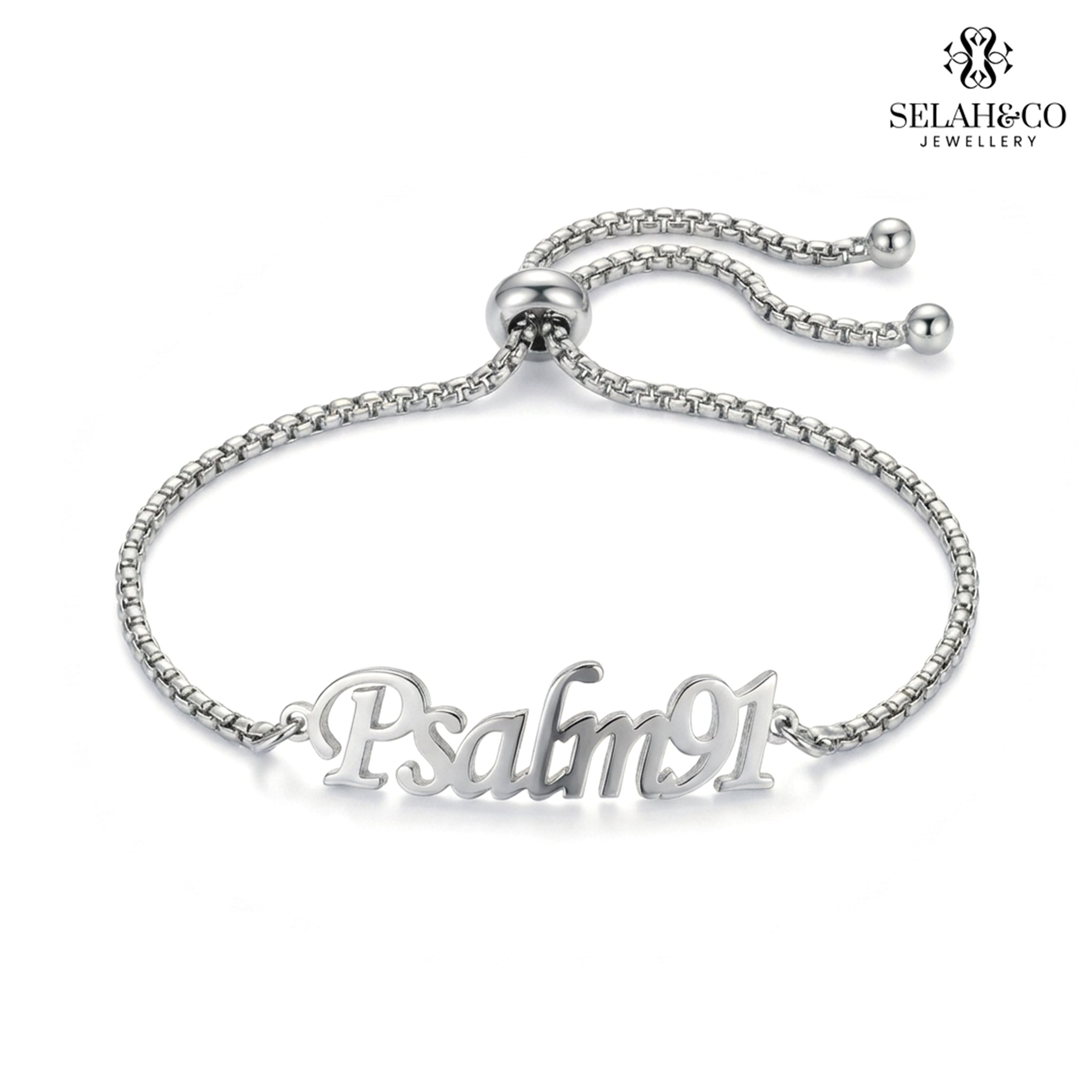 Personalised Scripture Bracelet - 
Psalm 91