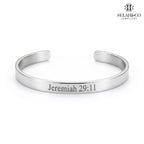 Engraved Scripture Bracelet - Jeremiah 29:11