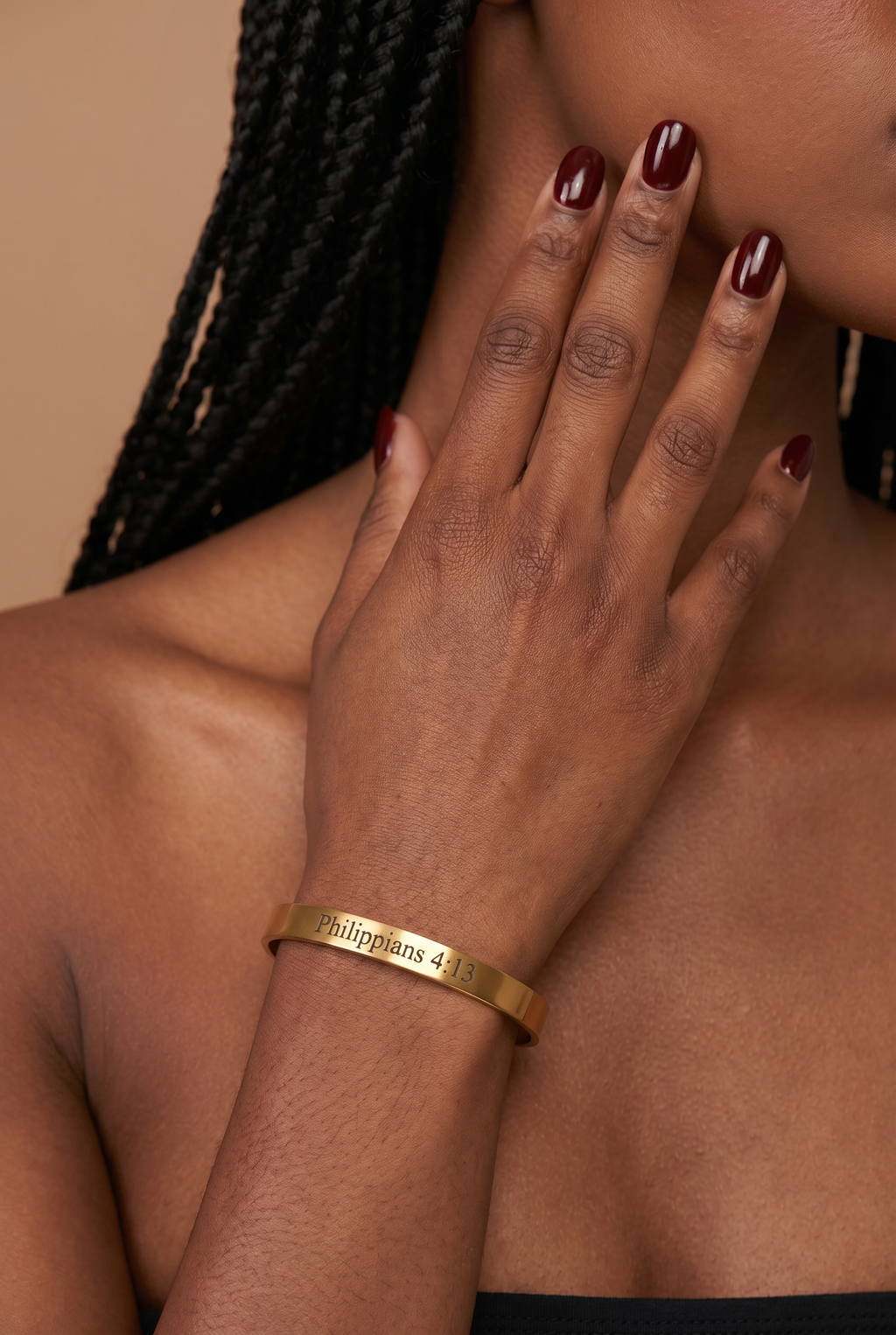 Engraved Scripture Bracelet - Philippians 4:13