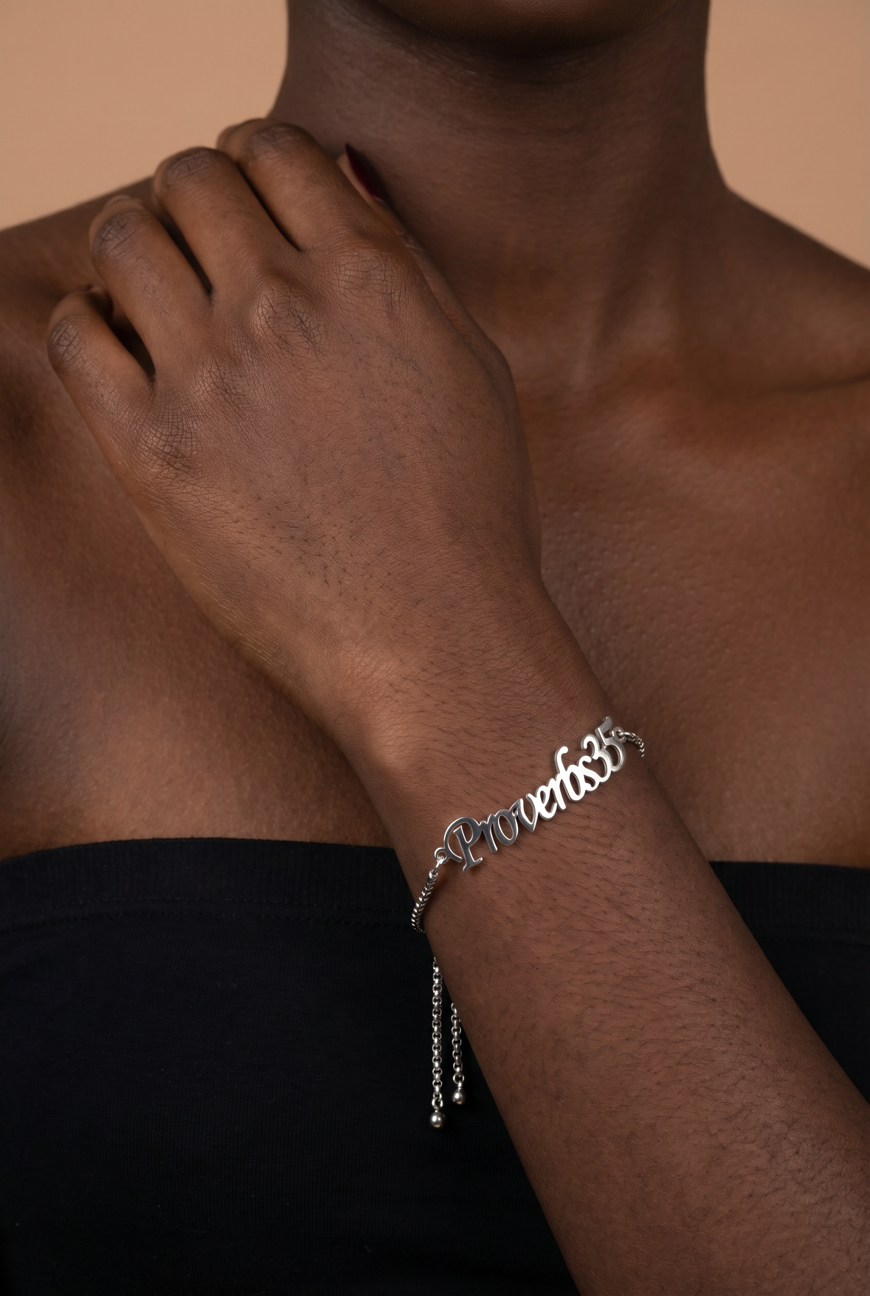 Personalised Scripture Bracelet - Proverbs 3:5