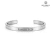 Engraved Scripture Bracelet - Romans 8:28