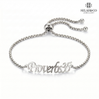 Personalised Scripture Bracelet - Proverbs 3:5